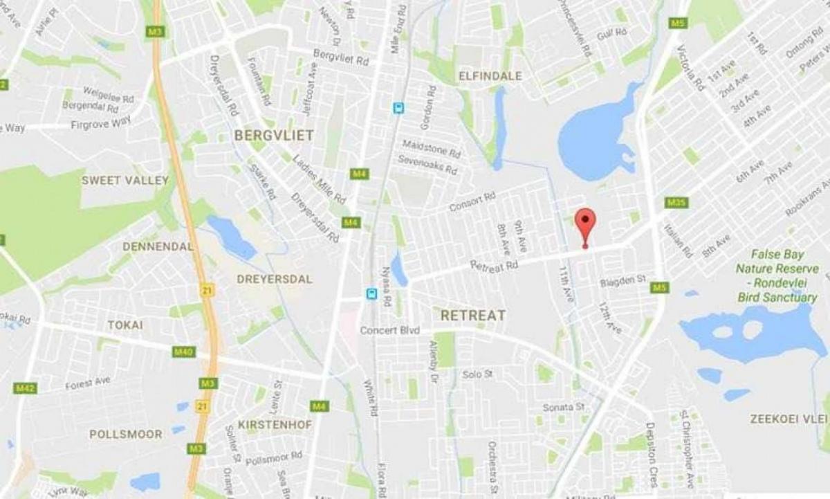 carte de bergvliet Cape Town