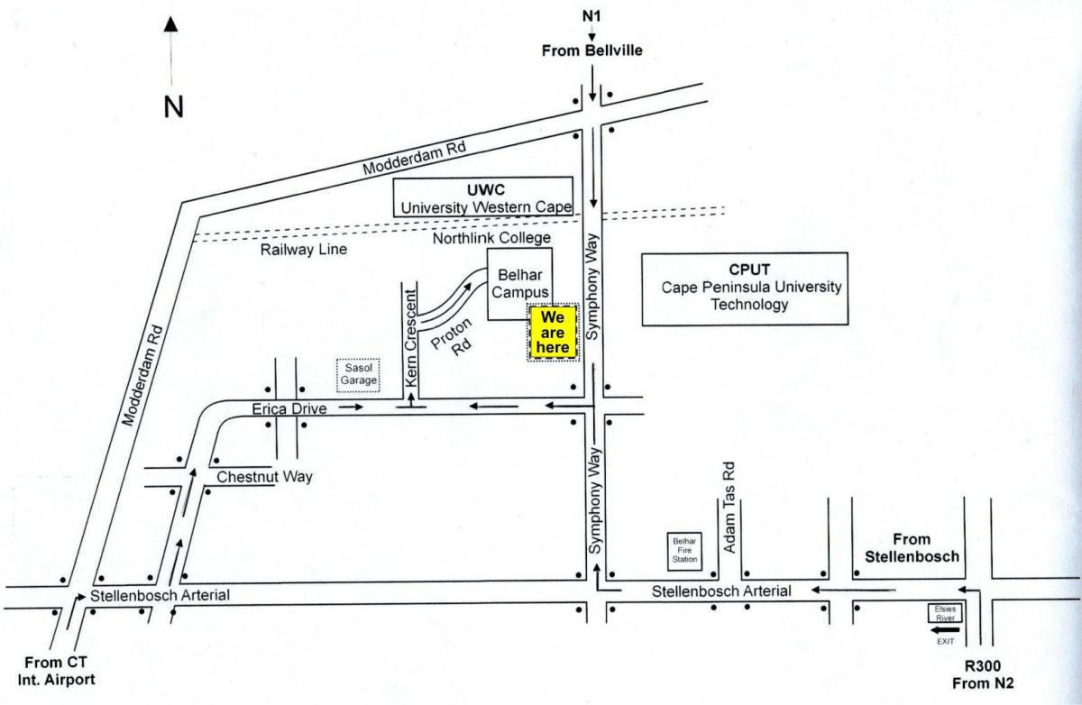 carte de cput Cap campus