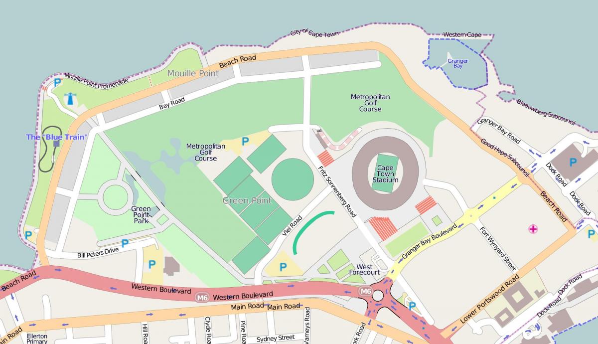 carte de green point commun champs