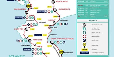 Cap vélo carte